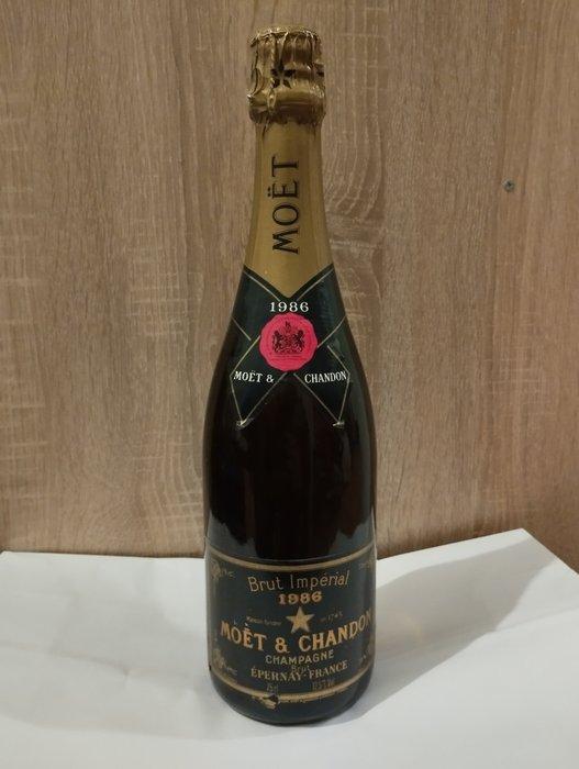 1986 Moët & Chandon, Brut Impérial - Champagne Brut - 1 Fles, Verzamelen, Wijnen