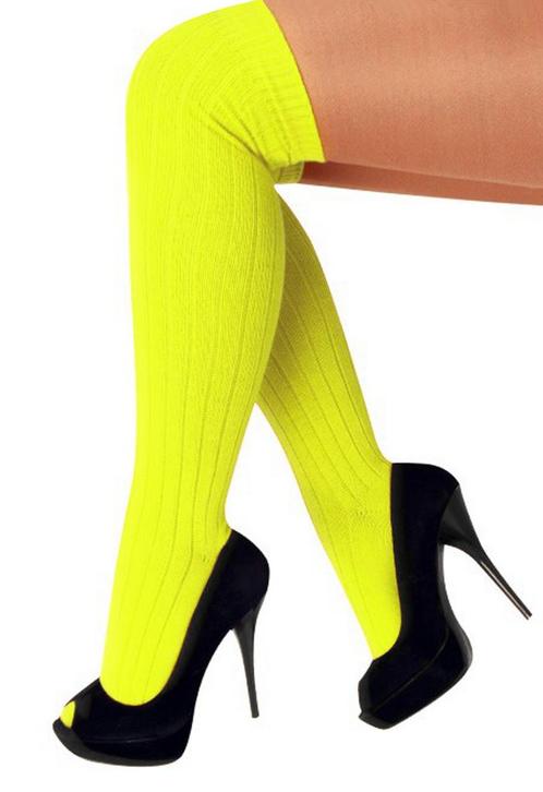 Sokken Neon Geel Gebreid 39 40 41 42 43 44 45 46 Dames Heren, Kleding | Heren, Carnavalskleding en Feestkleding, Nieuw, Ophalen of Verzenden