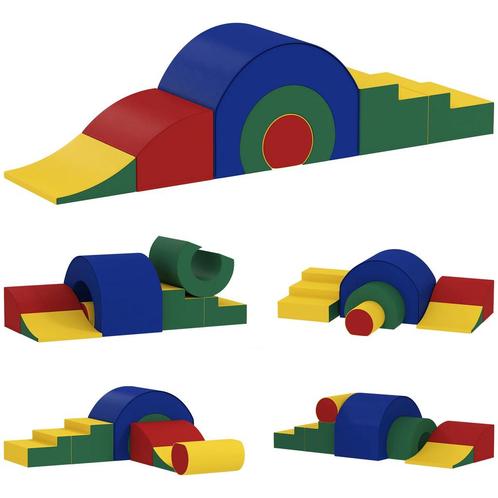 AIYAPLAY 5-delig Zacht Bouwblokken Set Voor Babys & Peuters, Kinderen en Baby's, Speelgoed | Buiten | Speelhuisjes, Verzenden