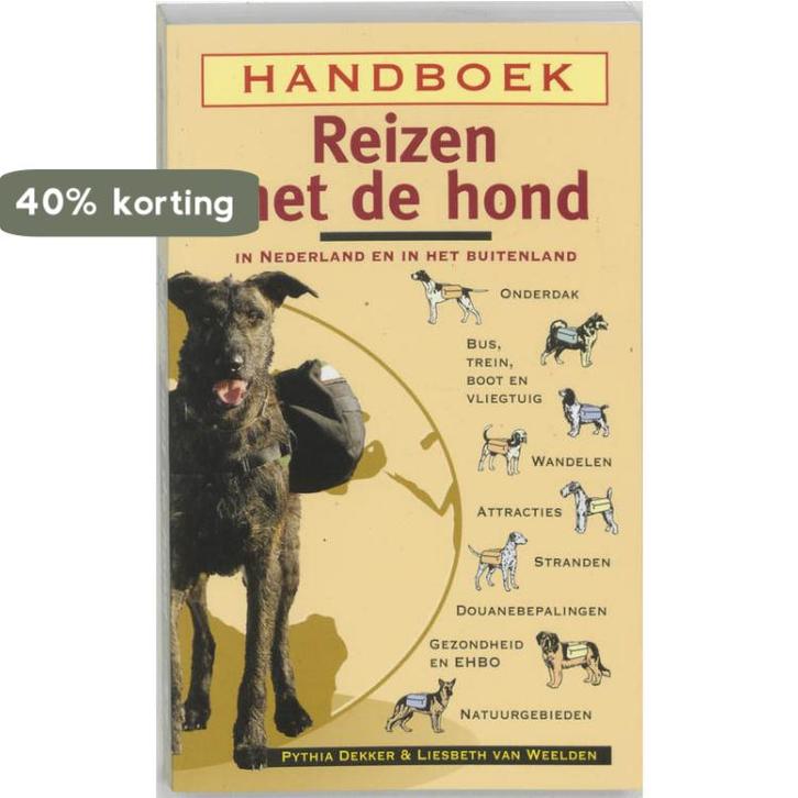 Handboek reizen met de hond in Nederland en in het, Boeken, Hobby en Vrije tijd, Gelezen, Verzenden