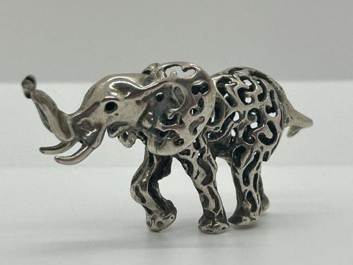 Argenteria Italiana - Miniatuur beeldje - Elefante e, Antiek en Kunst, Antiek | Zilver en Goud