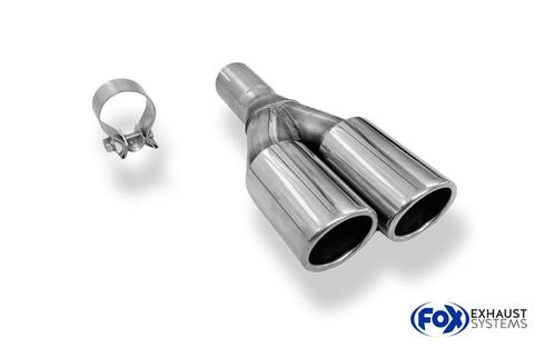 FOX Audi A2 - 1.6l 1.4l 1.4l TDI uitlaat voor FOX einddemper, Auto-onderdelen, Uitlaatsystemen, Nieuw, Verzenden