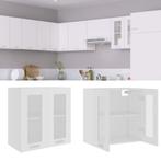 vidaXL Hangkast Lyon 60x31x60 cm bewerkt hout wit, Huis en Inrichting, Verzenden, Nieuw