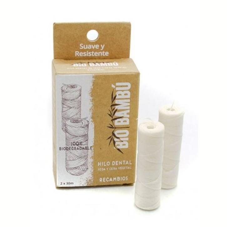 Dental Floss Fluoride Free - Navulling: 2 x 30 m. - Eliah, Handtassen en Accessoires, Uiterlijk | Lichaamsverzorging, Ophalen of Verzenden