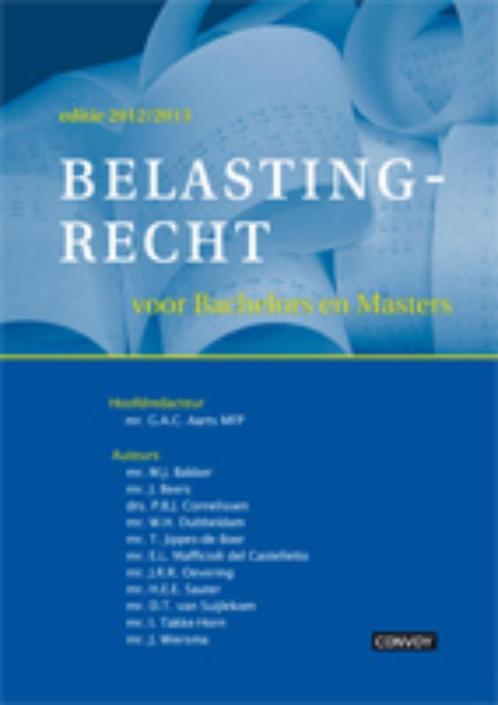 Belastingrecht voor Bachelors en Masters 2012/2013, Boeken, Wetenschap, Gelezen, Verzenden