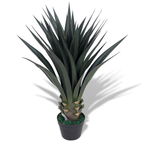 vidaXL Kunst yucca plant met pot 85 cm groen, Huis en Inrichting, Woonaccessoires | Kunstplanten en Kunstbloemen, Nieuw, Verzenden