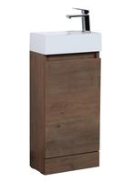 Toiletmeubel Peru 40 x 22 cm Bruin Eiken Fonteinmeubel, Verzenden, Nieuw