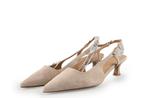 Manfield Slingbacks in maat 38 Beige, Kleding | Dames, Schoenen, Verzenden, Beige, Manfield, Gedragen