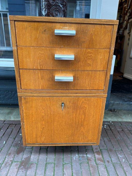 Ladekast - Hout - Ladekast met klep, Antiek en Kunst, Antiek | Wandborden en Tegels