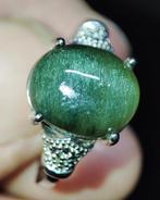 Prachtige en zeldzame seraphinite 925 zilveren ring - Gratis