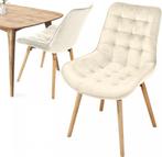 Miadomodo Eetkamerstoelen - Velvet - Fluweel - Houten Poten, Huis en Inrichting, Verzenden, Nieuw