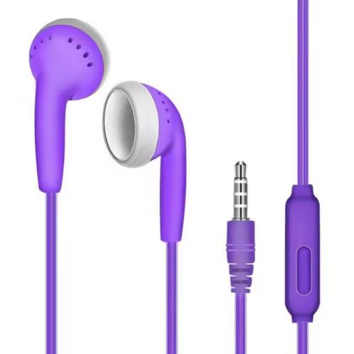 Oordopjes met Microfoon en Controls - 3.5mm AUX Oortjes -, Telecommunicatie, Mobiele telefoons | Oordopjes, Nieuw, Verzenden