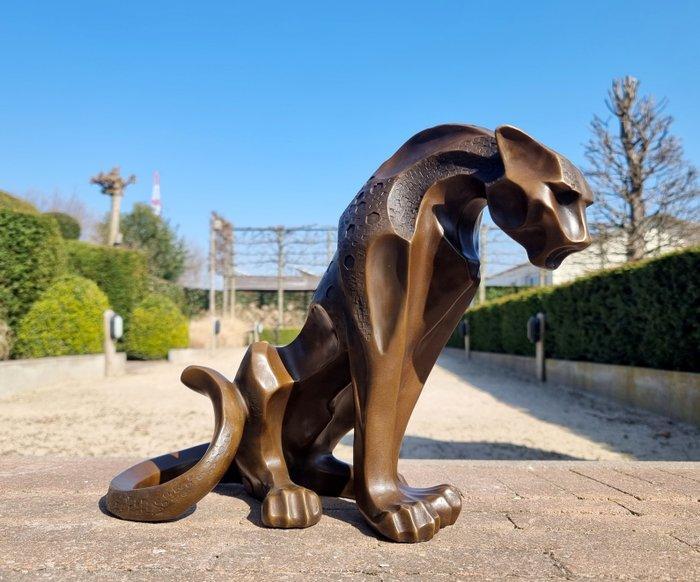 sculptuur, Jaguar - 37 cm - Brons, Antiek en Kunst, Curiosa en Brocante