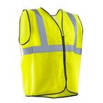 Jobman werkkledij workwear - 7586 vest high-vis  9 geel, Nieuw