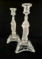 Val Saint Lambert - Kaarsenhouder Sacré cœur de Jésus et, Antiek en Kunst