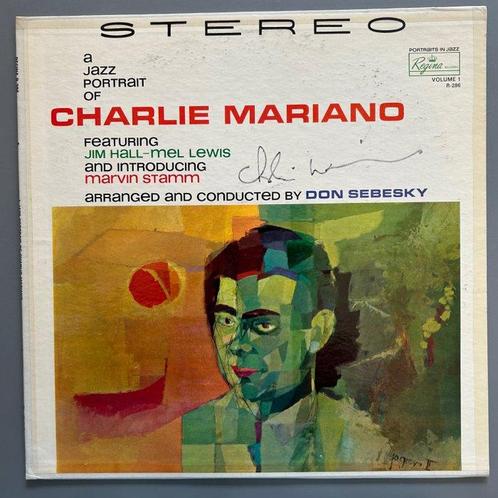 Charlie Mariano - A Jazz Portrait Of (Signed!!) - LP album -, CD & DVD, Vinyles Singles