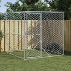 vidaXL Hondenkennel voor buiten 2x2x2 m gegalvaniseerd staal, Dieren en Toebehoren, Verzenden, Nieuw