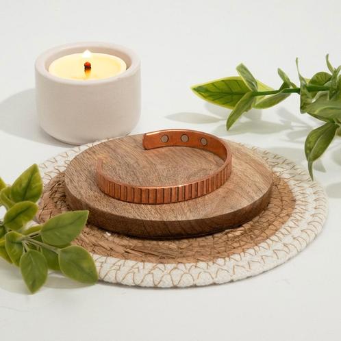 Koperen gezondheids-klemarmband met 6 magneten, Sport en Fitness, Gezondheidsproducten en Wellness, Ophalen of Verzenden