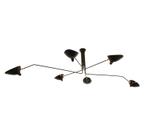 hanglamp Contemporary 6-arm zwart, Maison & Meubles, Lampes | Suspensions, Verzenden