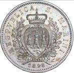 San Marino. 1898 Rare 5 Lire, Timbres & Monnaies
