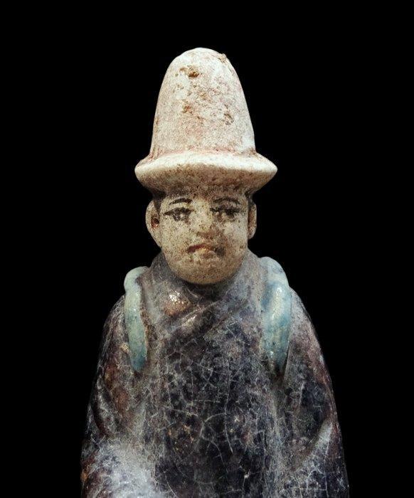 Oud-Chinees - Attendant en geëmailleerde keramiek Fa-Hu -, Antiek en Kunst, Antiek | Overige Antiek