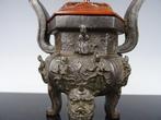 Wierookvat - Brons - Yuan/Ming dynastie, Antiek en Kunst