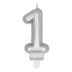 Zilveren Kaars 1 Jaar 8cm, Hobby en Vrije tijd, Verzenden, Nieuw