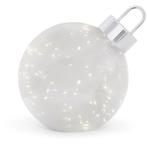 Glazen kerstbal met led-verlichting - 30 cm - 80, Diversen, Verzenden, Nieuw