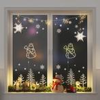 vidaXL Kerstverlichting sneeuwpop silhouet 2 st 35 LEDs warm, Diversen, Verzenden, Nieuw