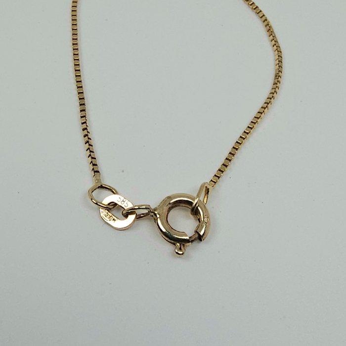 Zonder minimumprijs - Ketting met hanger - 14 karaat Geel, Bijoux, Sacs & Beauté, Bijoux anciens