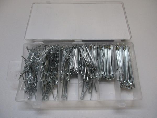 Veiling - Assortiment Splitpennen 555-delig, Doe-het-zelf en Bouw, IJzerwaren en Bevestigingsmiddelen