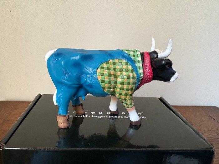 Beeldje - Cow Parade Cowparade. Farmer Cow. - Polyresin., Antiek en Kunst, Curiosa en Brocante