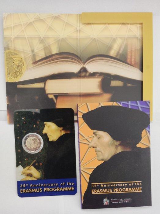 Malta. 2 Euro 2022 Erasmus Coincard BU (Zonder, Postzegels en Munten, Munten | Europa | Euromunten