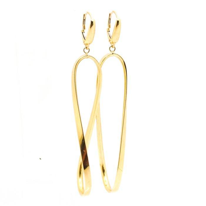 Oorbellen - 18 karaat Geel goud, Handtassen en Accessoires, Oorbellen