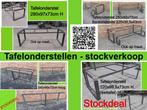 Tafelonderstellen STOCKVERKOOP - eettafel - tuintafel, Huis en Inrichting, Ophalen, Tafelpoot, 50 tot 100 cm, Metaal