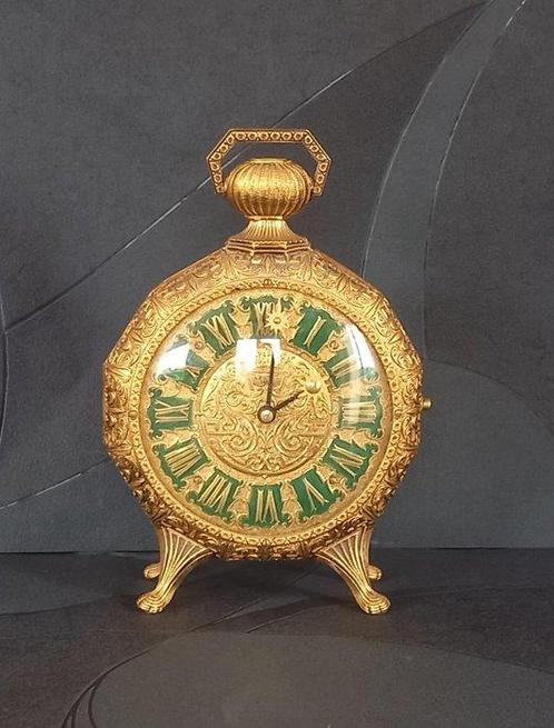 Tafelklok - Magnifique ancienne horloge mécanique à poser -, Antiek en Kunst, Curiosa en Brocante