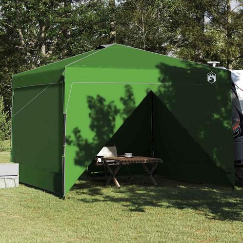 vidaXL Pop-up Luifel Tent Groen 300 x 300 cm Stof, Tuin en Terras, Partytenten, Nieuw, Verzenden