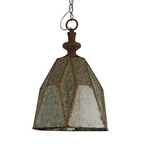 hanglampen Hanglamp Tijuana zink Binnenverlichting, Huis en Inrichting, Lampen | Hanglampen, 75 cm of meer, Nieuw, Metaal, Overige materialen