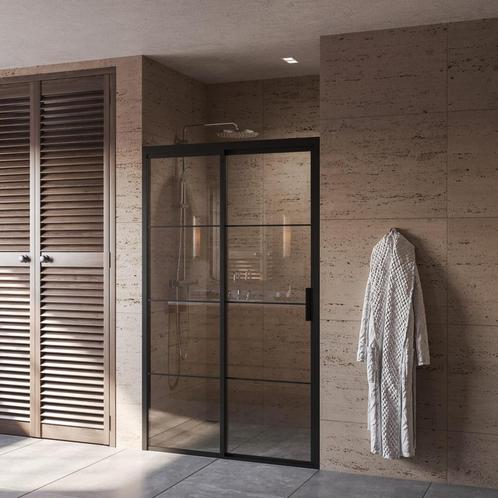 Douchedeur BWS Black Edition Frame Softclose Links 100x200, Doe-het-zelf en Bouw, Sanitair, Douche, Nieuw, Ophalen of Verzenden