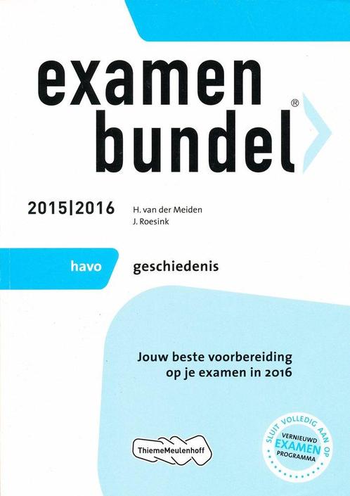 Examenbundel Havo Geschiedenis 2015/2016, Boeken, Schoolboeken, Verzenden