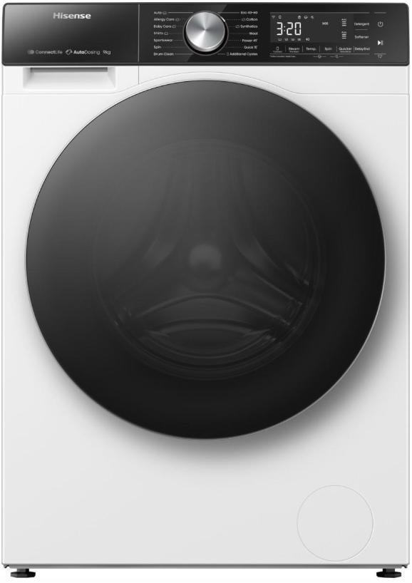 Hisense Wf5s9045bw - Wasmachine - 9 kg - 1400 tpm -, Elektronische apparatuur, Wasmachines, Ophalen of Verzenden
