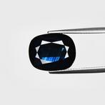 1 pcs  Blauw Saffier  - 9.92 ct - Lotus Gemology - Basalt