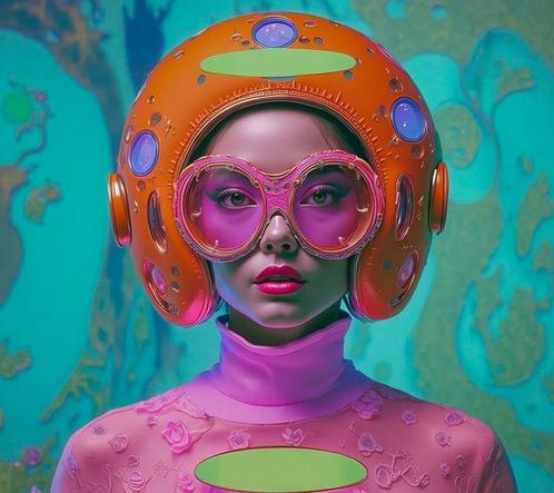 NumericEric (1966) - Lady Pop #15, Antiek en Kunst, Kunst | Schilderijen | Modern