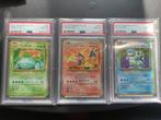Pokémon - 3 Graded card - Blastoise, Charizard, Venusaur -, Nieuw