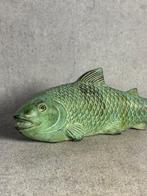 Beeldje, Vis - 10.5 cm - Brons, Antiek en Kunst