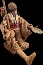 Napolitaanse kerststal - herder - 21 cm - Aardewerk,
