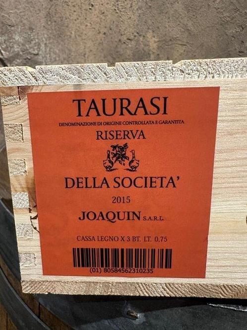 2015 Joaquin Della Società - Campania Riserva - 3 Flessen, Verzamelen, Wijnen