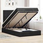 vidaXL Ottoman bed met matrassen 120x200cm fluweel zwart, Huis en Inrichting, Slaapkamer | Bedden, Verzenden, Nieuw