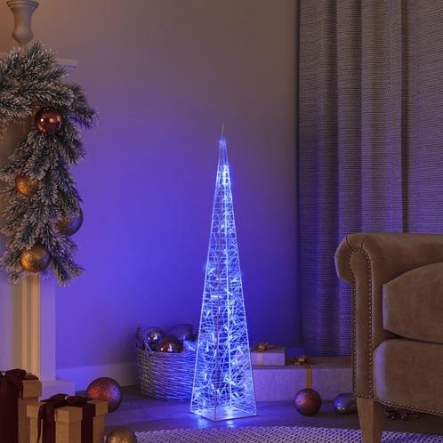 vidaXL Cône lumineux décoratif à LED Acrylique Bleu 90, Diversen, Kerst, Verzenden