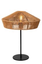 Lucide YUNKAI - Tafellamp - Ø 40 cm - 1xE27 -, Huis en Inrichting, Lampen | Tafellampen, Nieuw, Hout, Verzenden